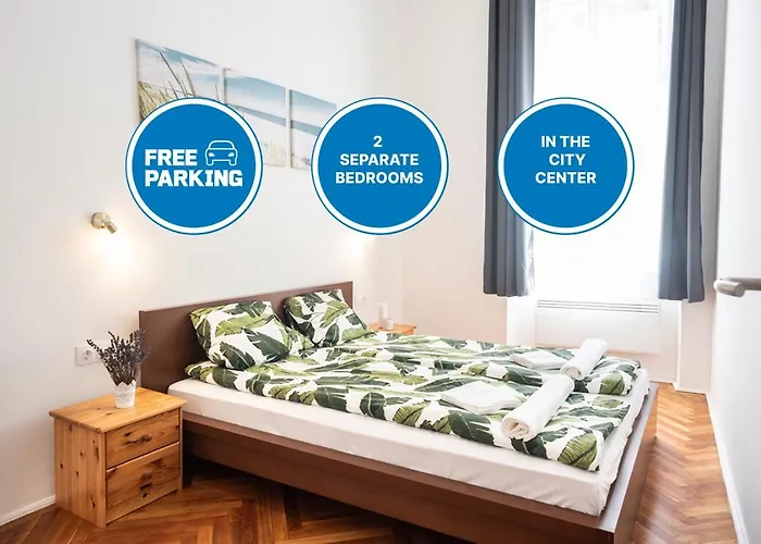 DOB50 spacious apartment - 2 separate bedroom, 4 people, AC, WIFI